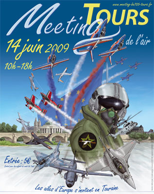 Meeting sur la BA 705 de Tours Affich10