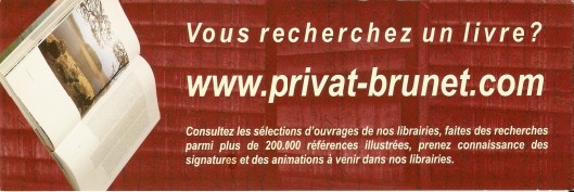 Librairie  et éditions privat Numa4030
