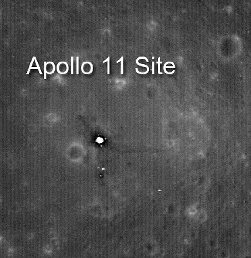 Apollo 11 par LRO Apollo14