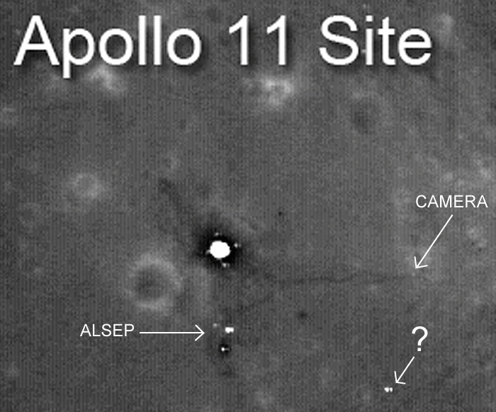 Apollo 11 par LRO Site1110