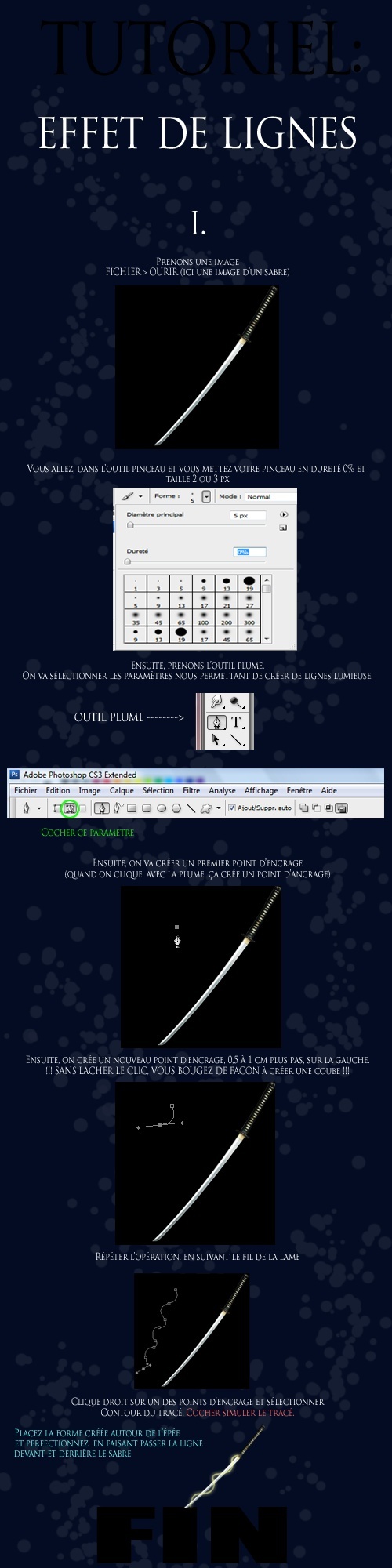 [Techniques] lignes ondulation avec plume Tuto_l11