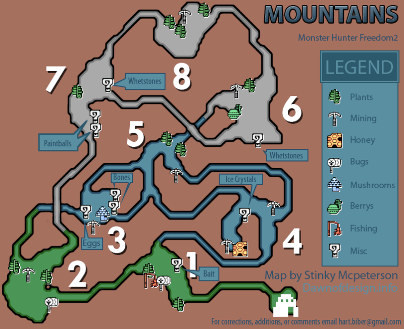 mapas de monster hunter freedom 2 Monste10