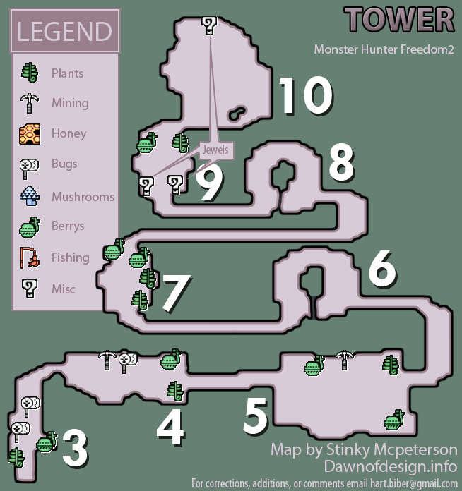 mapas de monster hunter freedom 2 Monste15