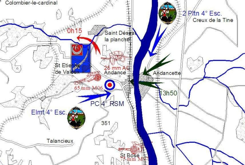 combat de la première brigade de spahis Andanc12