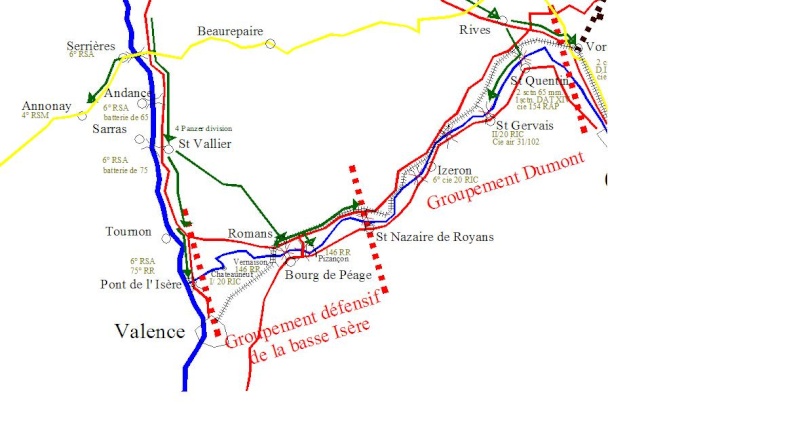 cartographie au jour le jour (provisoire). Drome410