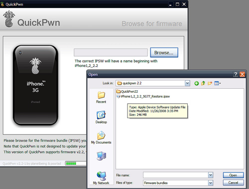 jailbreaking/unlocking with QuickPWN 2.2 Guide & Tutorial 30632211