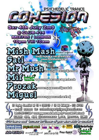 Cohesion - Psy Independance Sat 4th July, London / UK July_c10