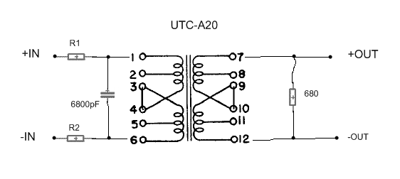 Connessione UTC-A20 Utc-a210