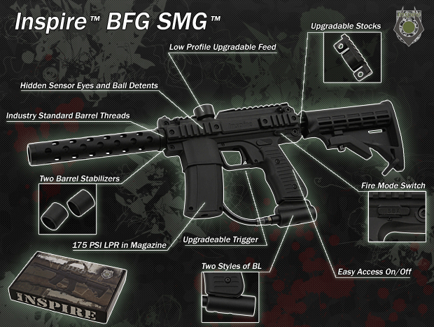 New Mil-Sim Inspire: BFG-SMG marker Bfgsmg10