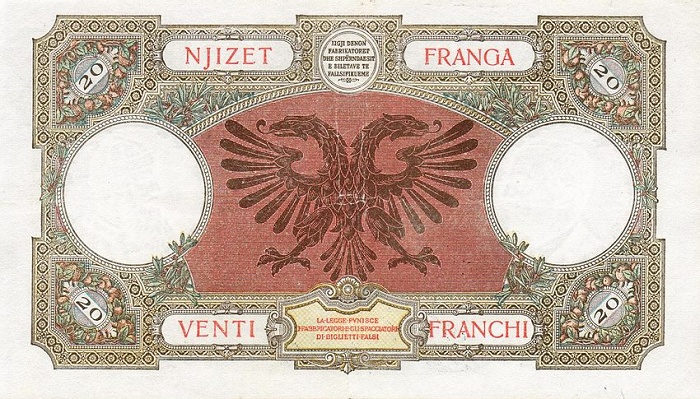 Kartmonedha  nga e kaluara Shqiptare 43hrte10
