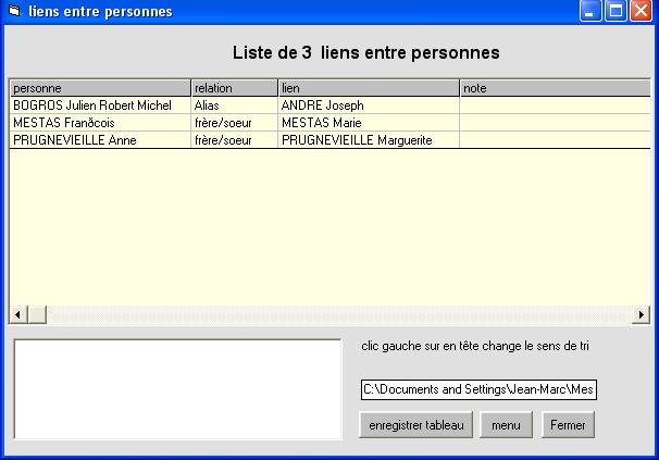 [partiellement résolu] Gestion des doublons rentrées en liens (et autres) Gedher10