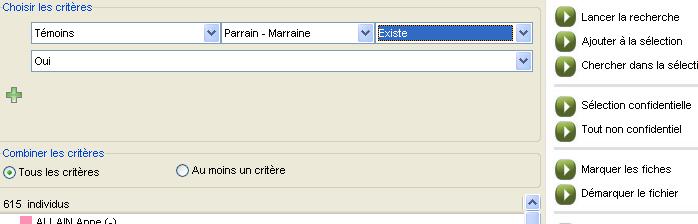 [résolu] Comment faire ressortir les témoins d'actes dans une liste ? Listep10