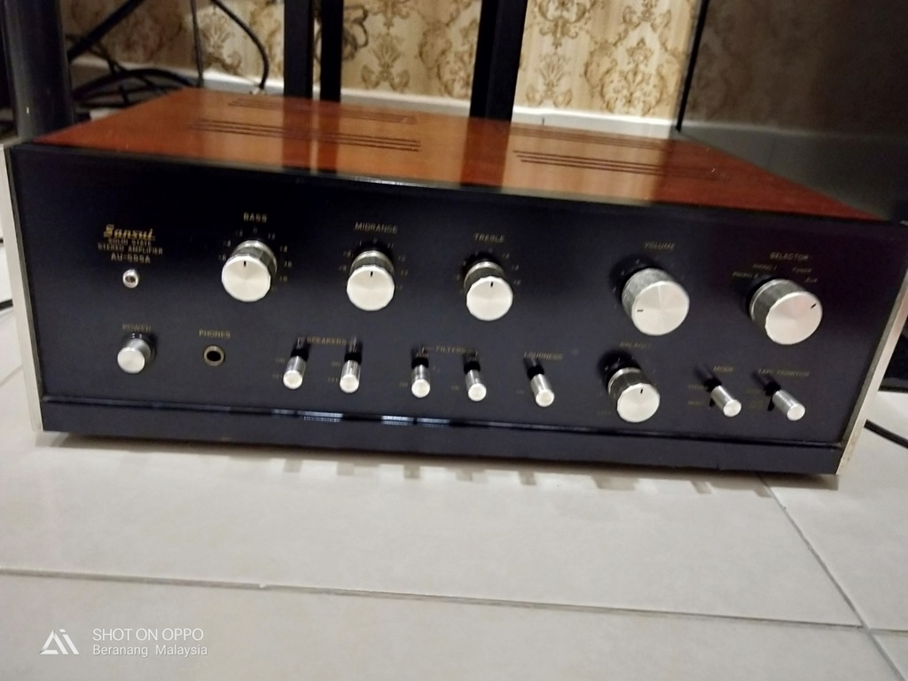 Sansui AU-555A Amplifier ( Sold ) Img20119