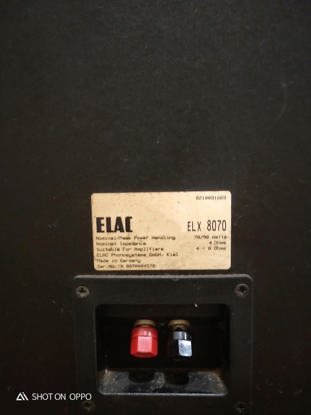 Elac Elx 8070 Speaker ( Used ) Img20155
