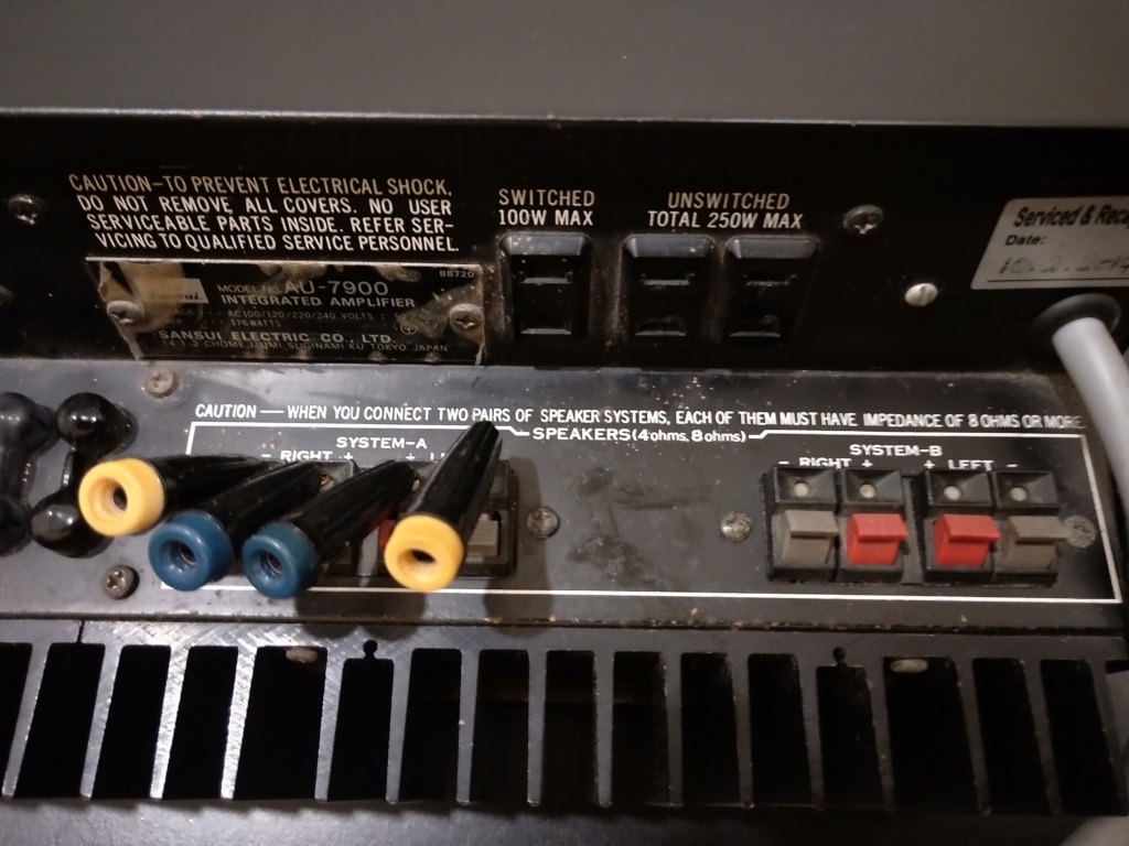 Sansui AU-7900 Amplifier (Used) Img20248
