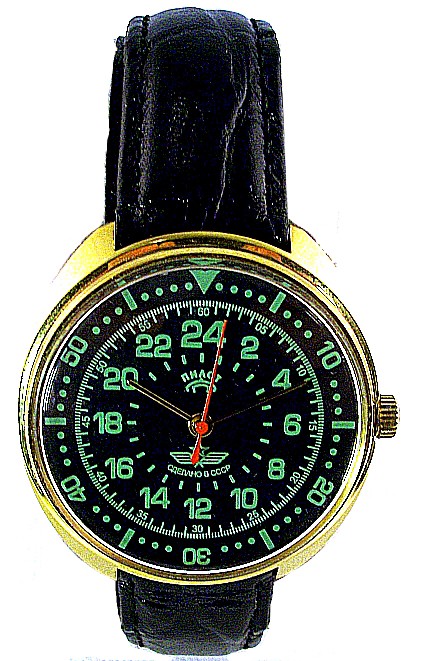 Raketa & Détente Montre de Pilote Exclusive 24 heures Option12