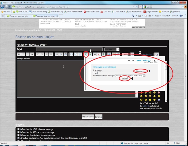 poster une image - Tutoriel : comment poster une image sur le forum Screen12