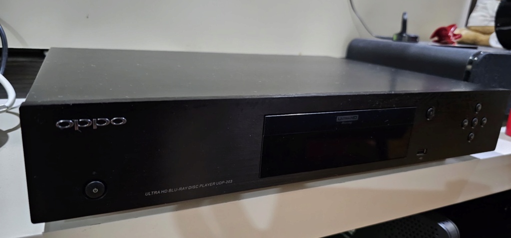 OppO Udp203 player- upgraded with linear power supply 20231214