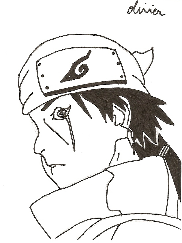Un p'tit dessin de Naruto. Numari10