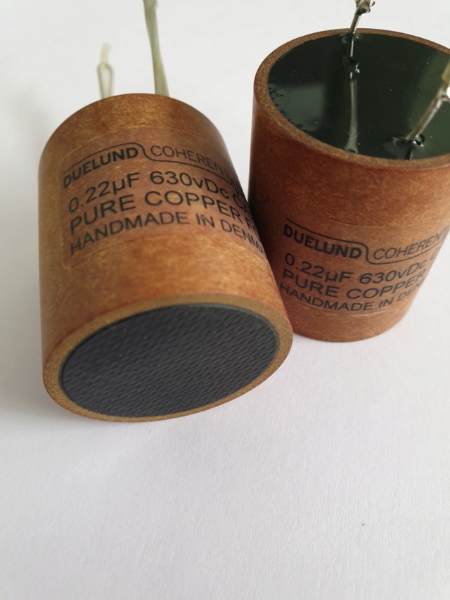 Duelund, Mundorf, ClarityCap capacitors (used) 20200817