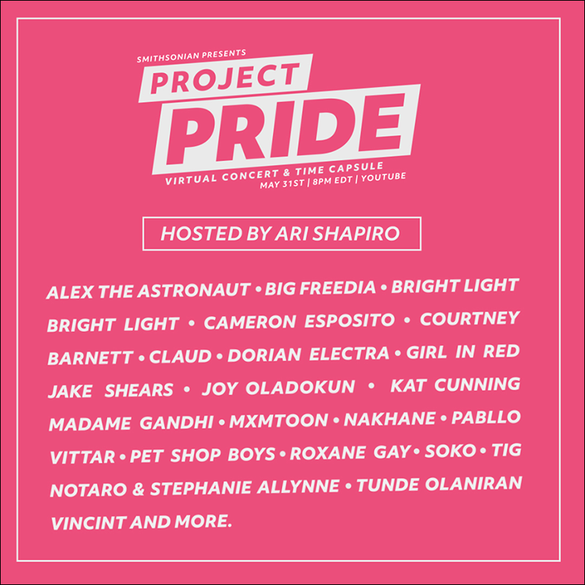 Project Pride -  Concert virtuel 31 mai 2020 sur youtube Projec10