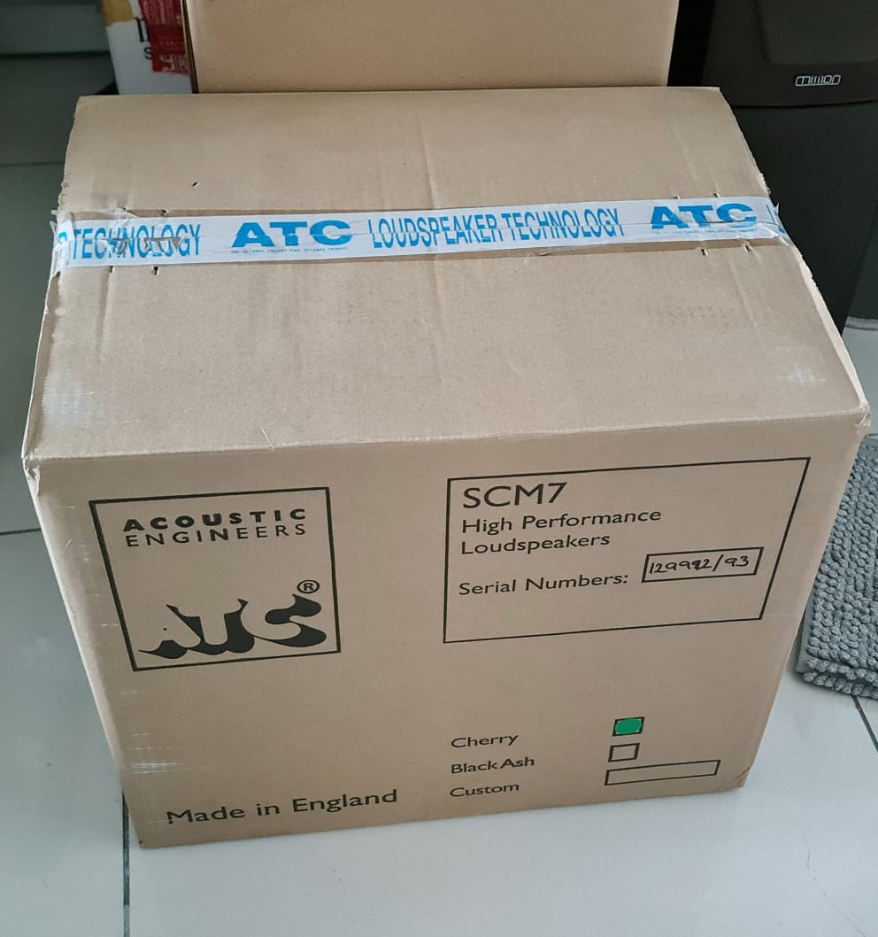ATC SCM7 Bookshelf Speaker Made in England Atcscm30
