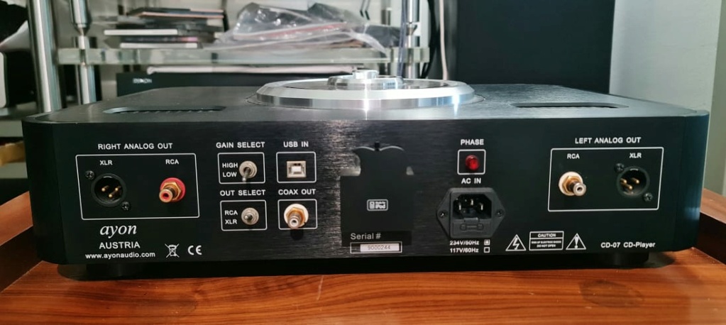 Ayon CD-07 Top-Loading Tube CD Player Ayoncd11