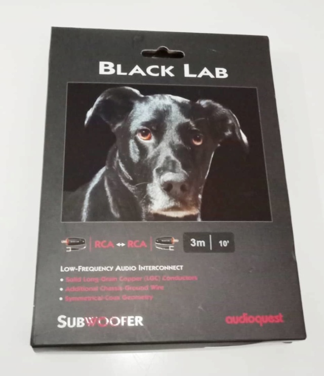 Audioquest Black Lab 3M Subwoofer Cables B218