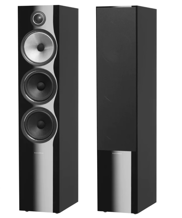 B&W 703 S2 Floorstanding Speaker - Gloss Black Bw703s13