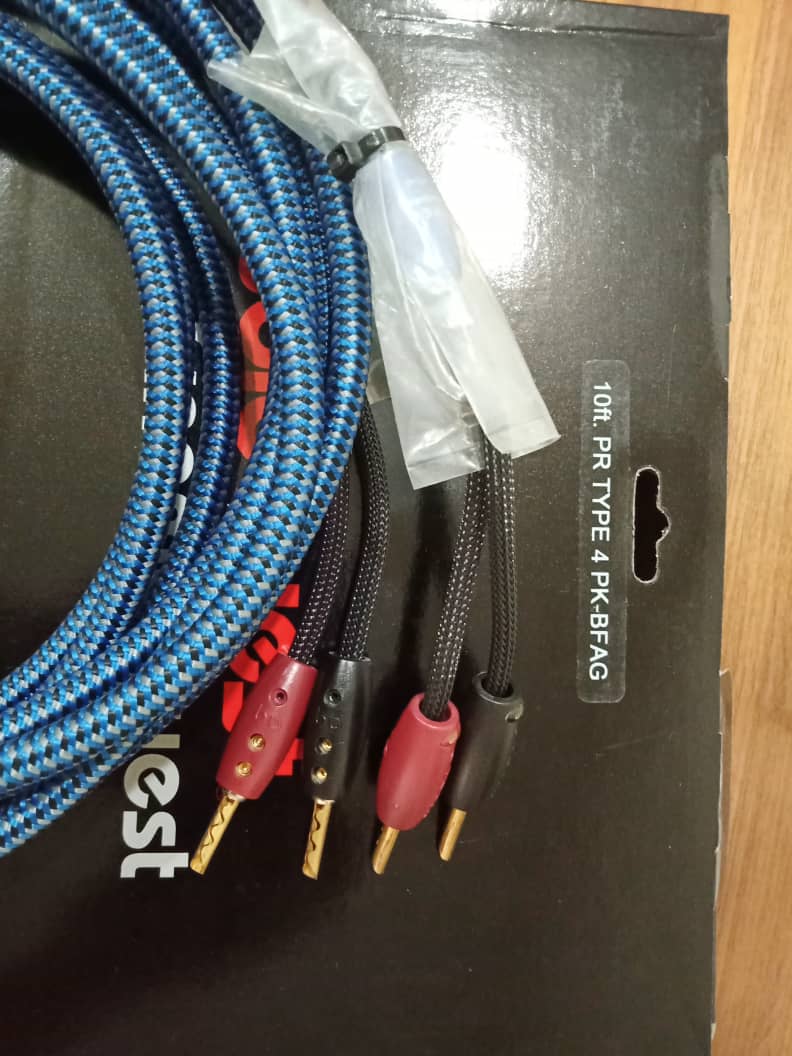 AudioQuest Type 4 Speaker Cables - 3m pair C314
