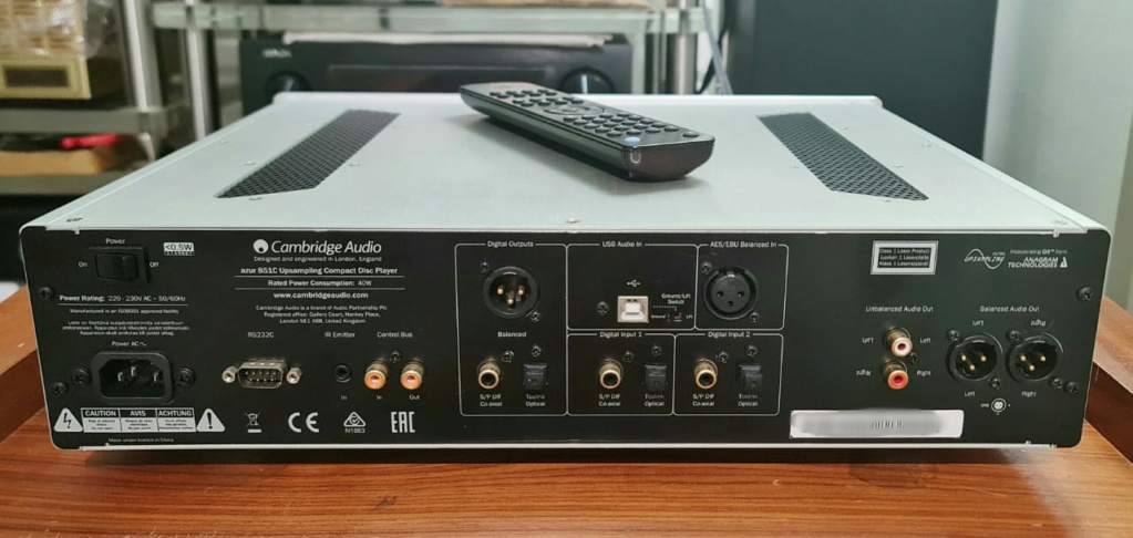 Cambridge Audio 851C - Upsampling DAC, CD Player & Preamplifier Cambri26