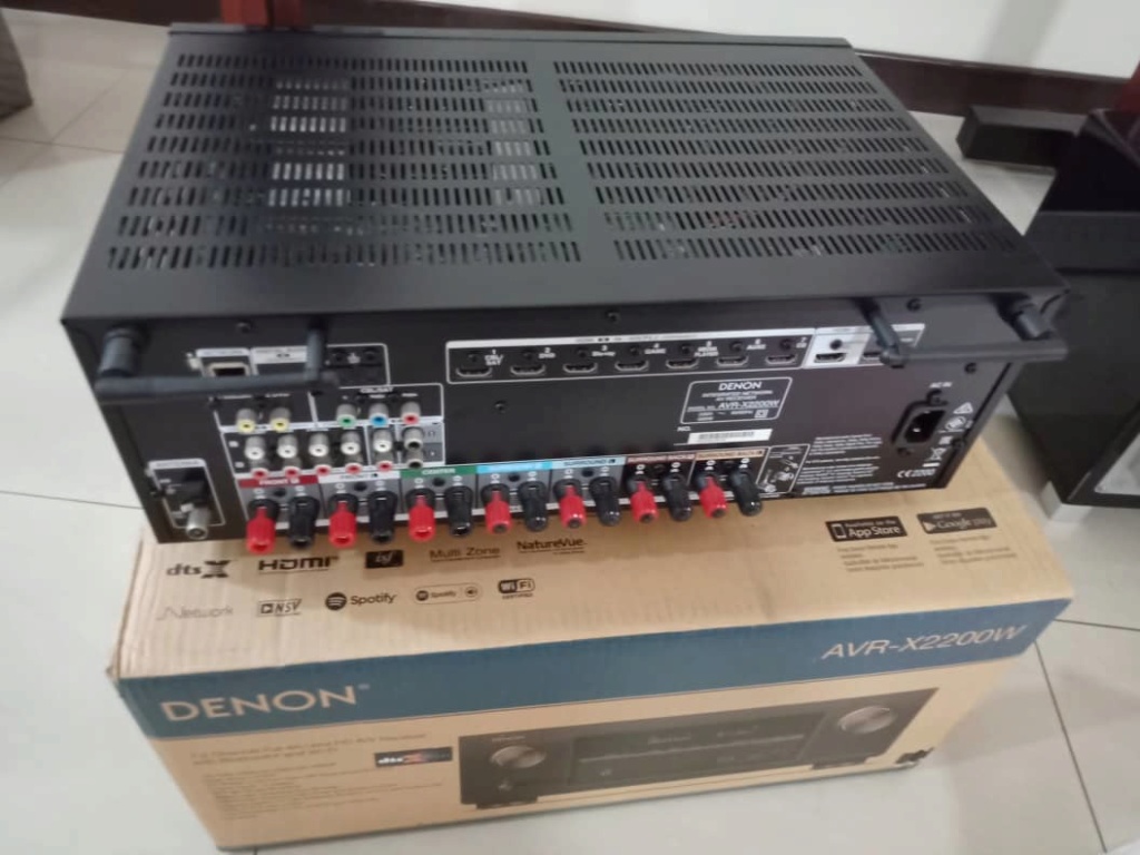Denon AVR-X2200W 7.2 Channel Full 4K Ultra HD A/V Receiver with Bluetooth, Wi-Fi & Dolby Atmos. Denon310