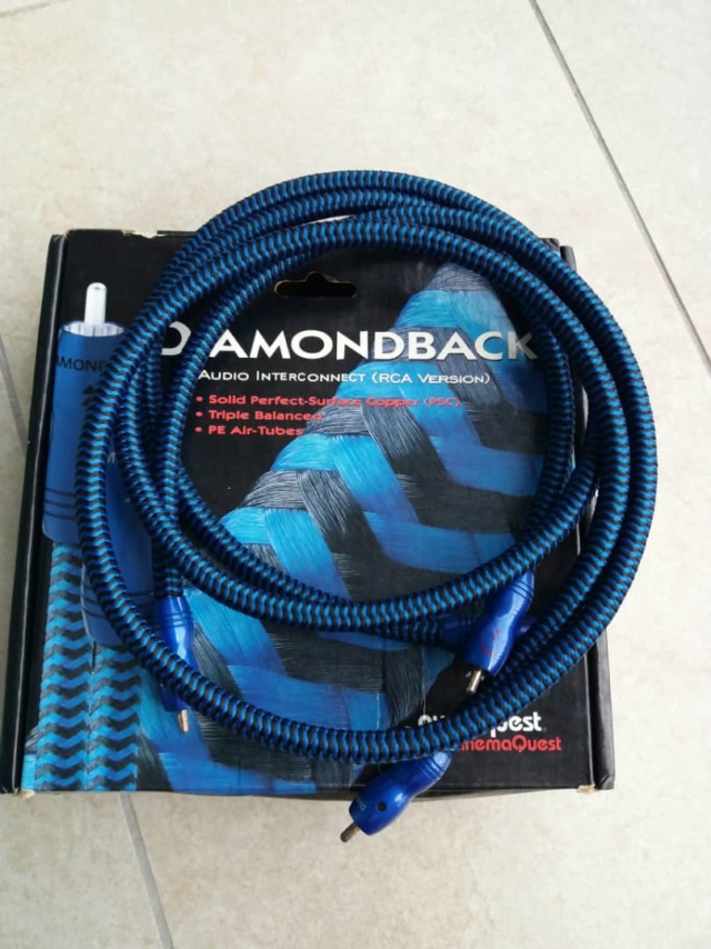 Audioquest Diamondback RCA Interconnect - 1m pair Diamon10