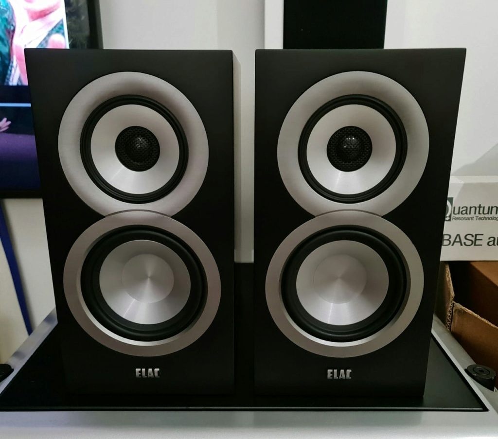  Elac UNI-FI BS U5 SLIM 3 Way Bookshelf Speaker Elacbs12