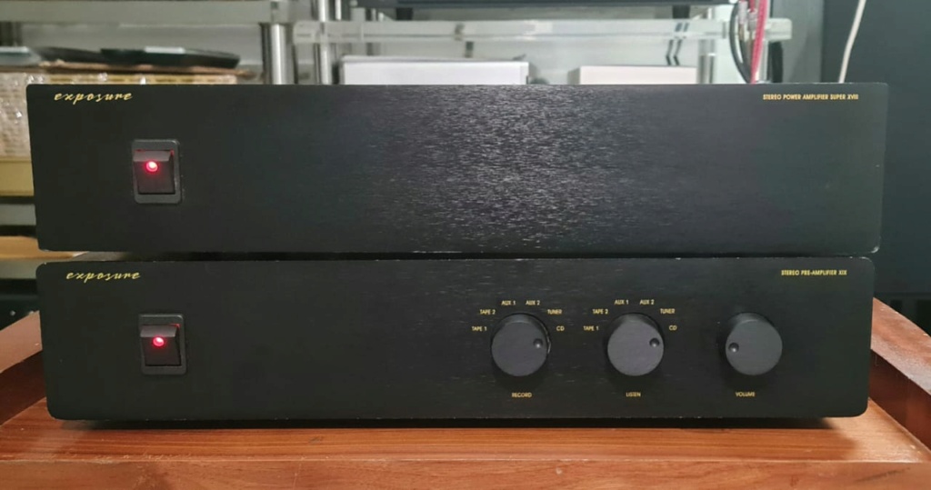 Exposure XIX / 19 Preamp & Exposure Super XVIII / 18 Power Amp Combo Exposu36