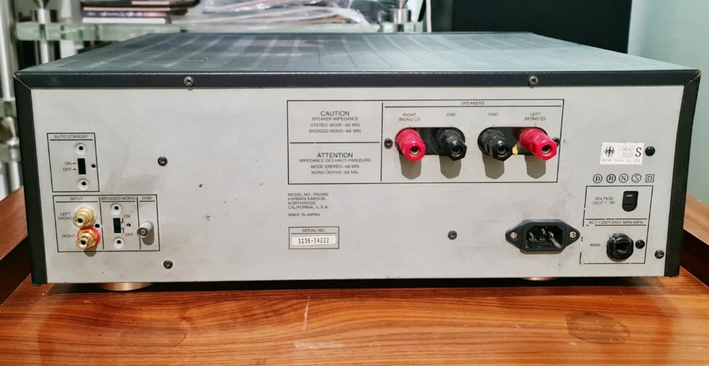 Harman Kardon PA2400 Stereo Power Amplifier - 200W@8ohms Harman11