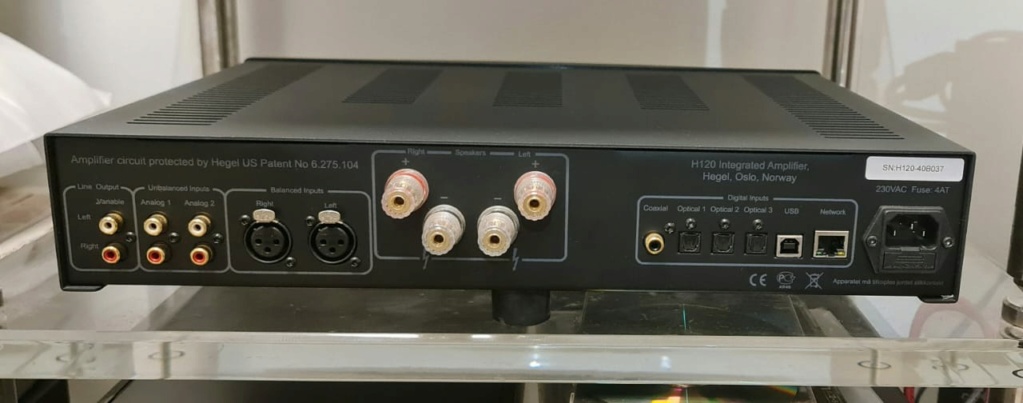 Hegel H-120 Integrated Amplifier with DAC (Roon Ready/Spotify/Airplay etc) Hegelh13