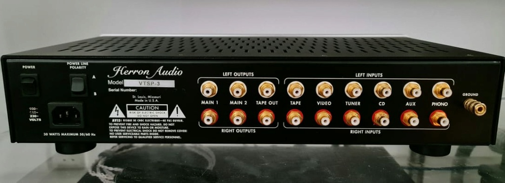 Herron Audio VTSP-3 Stereo Tube Preamplifier with Remote Herron23