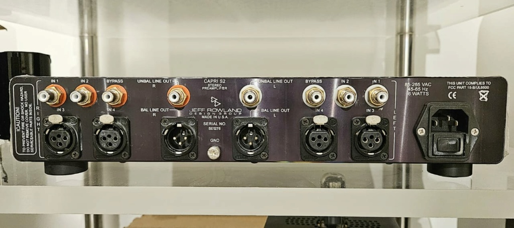 Jeff Rowland Capri S2 Pre Amplifier (Made In USA) Jeffro28