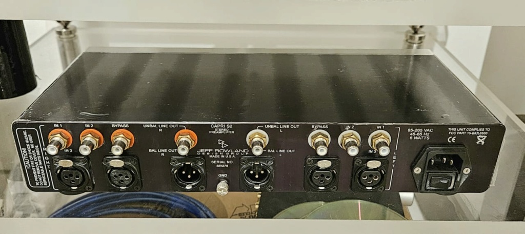 Jeff Rowland Capri S2 Pre Amplifier (Made In USA) Jeffro30