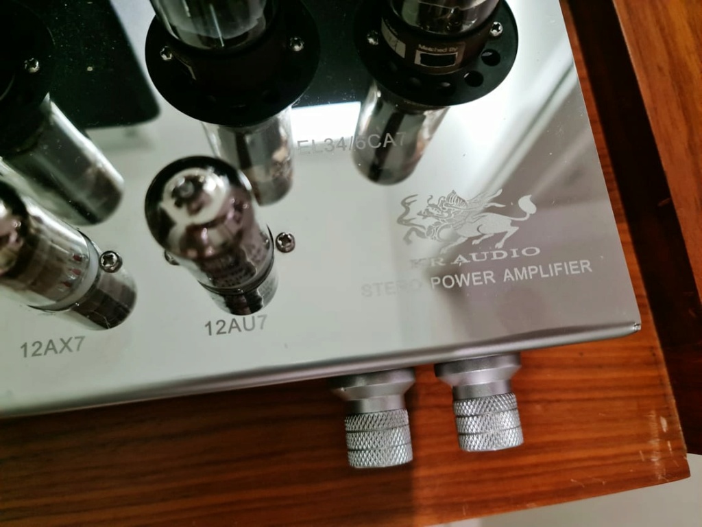 KR Audio Stereo Power Amplifier - with Volume Control and Adjustable Gain Knob Kraudi11