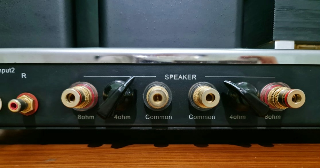 KR Audio Stereo Power Amplifier - with Volume Control and Adjustable Gain Knob Kraudi16