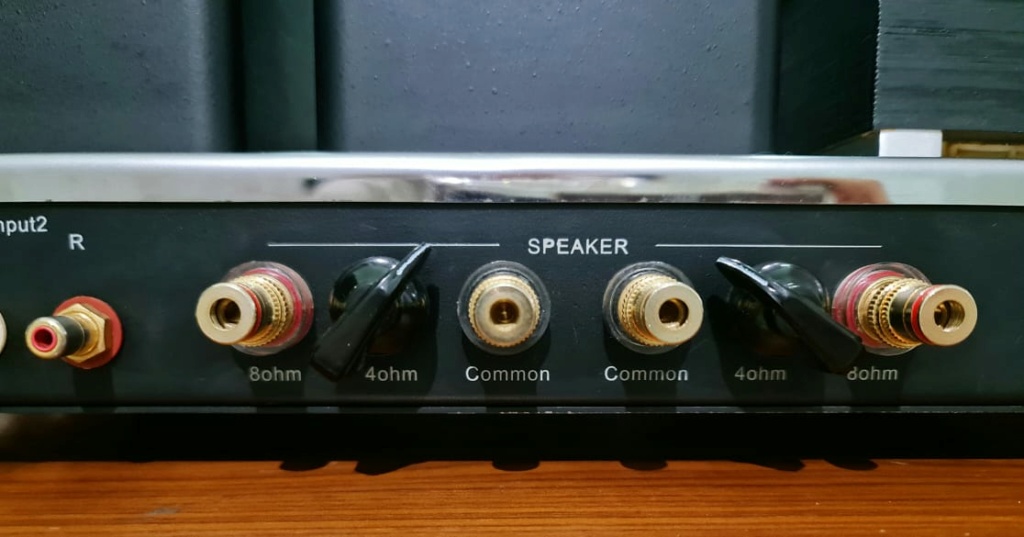 KR Audio Stereo Power Amplifier - with Volume Control and Adjustable Gain Knob Kraudi24