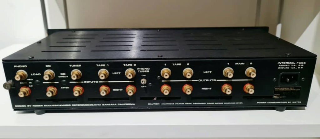 Roger Modjeski's Music Reference RM-5 MK IV Tube Preamplifier with Phono Mrrm5c10
