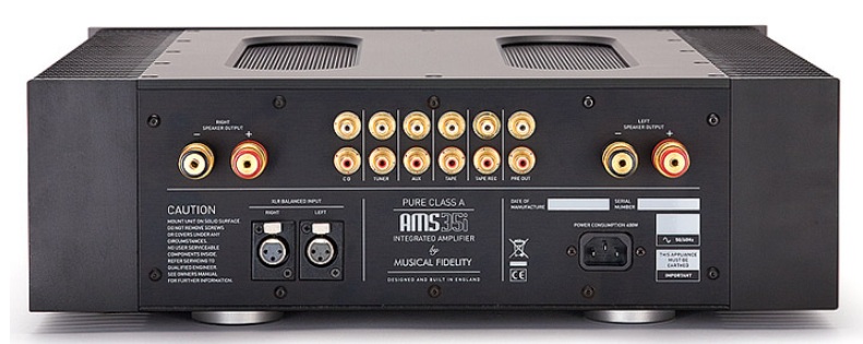 Musical Fidelity AMS35i Integrated Amplifier Pure Class A Dual-Mono and Musical Fidelity AMS CD Player with Multi DAC Inputs (Made In England) Musica11