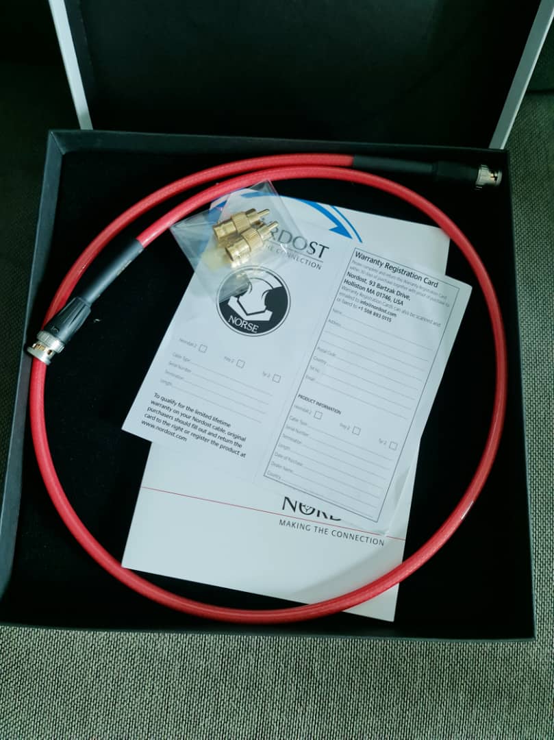NORDOST Heimdall 2 S/PDIF Digital Cable - 1m Nordos26
