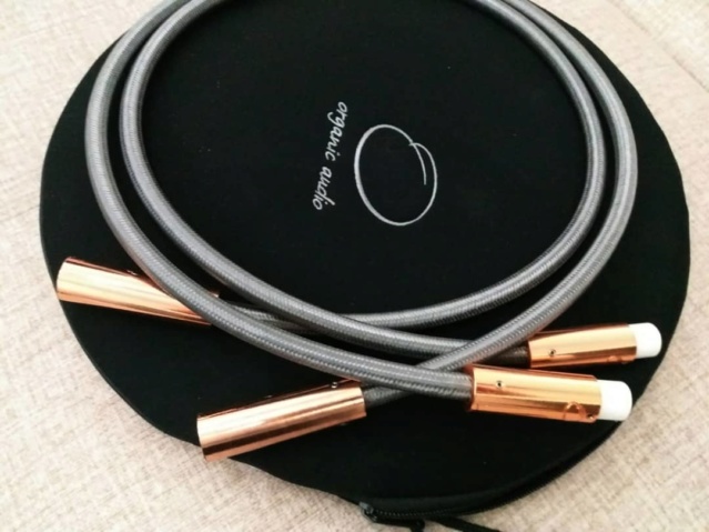 Organic Audio XLR Interconnect Cable Pair - 1.0m OFC 99.997% By Argento  O213