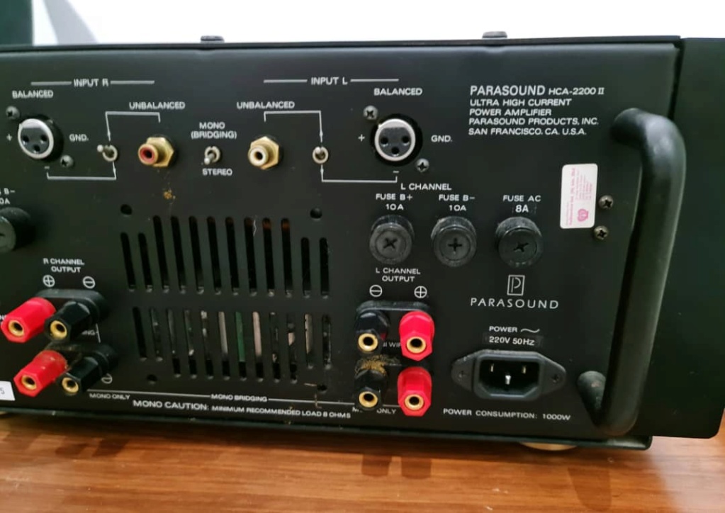 Parasound HCA-2200II Ultra High Current Power Amplifier, by John Curl Paraso15