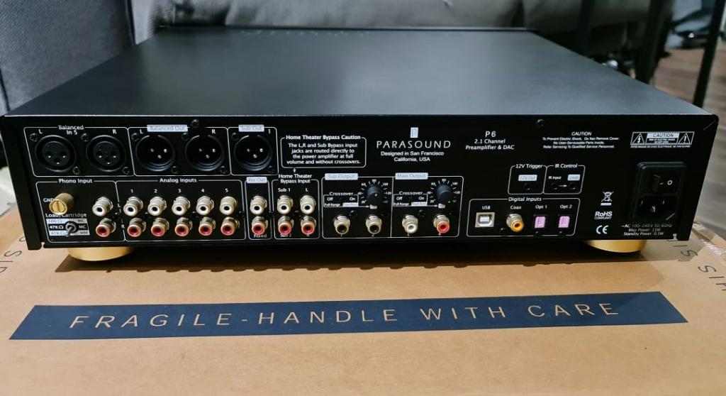 Parasound Halo P6 2.1 Channel Preamplifier & DAC Paraso43