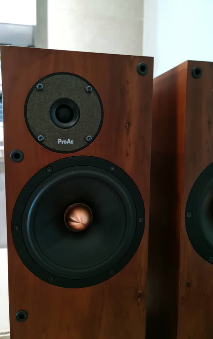 ProAc Response D15 Floorstand Speakers in Yew Wood Finish Proacd13